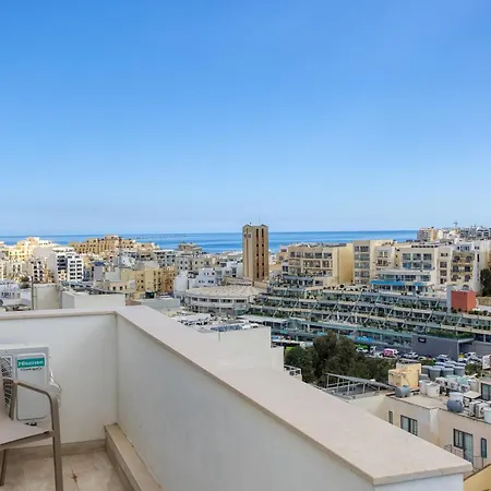 Cosy Penthouse With Terrace & Views In St Julians By 360 Estates Apartament St. Julian's