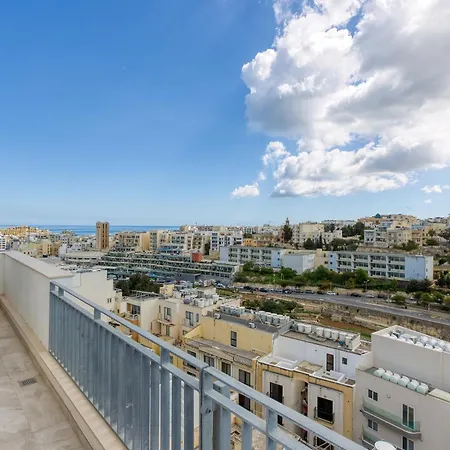Daire Cosy Penthouse With Terrace & Views In St Julians By 360 Estates *